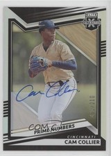 2022 Elite Extra Edition Prime Numbers A Signatures 91/210 Cam Collier Auto 4l6