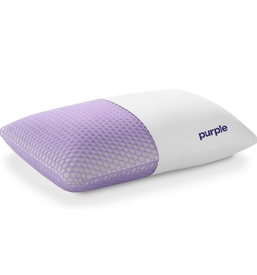 Purple Harmony Pillow - Low Loft, Standard Size - Cooling Gel Neck Pillow