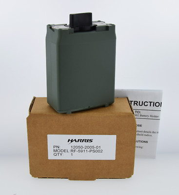 HARRIS MILITARY PRC-152 RADIO L123 BATTERY HOLDER RF-5911-PS002