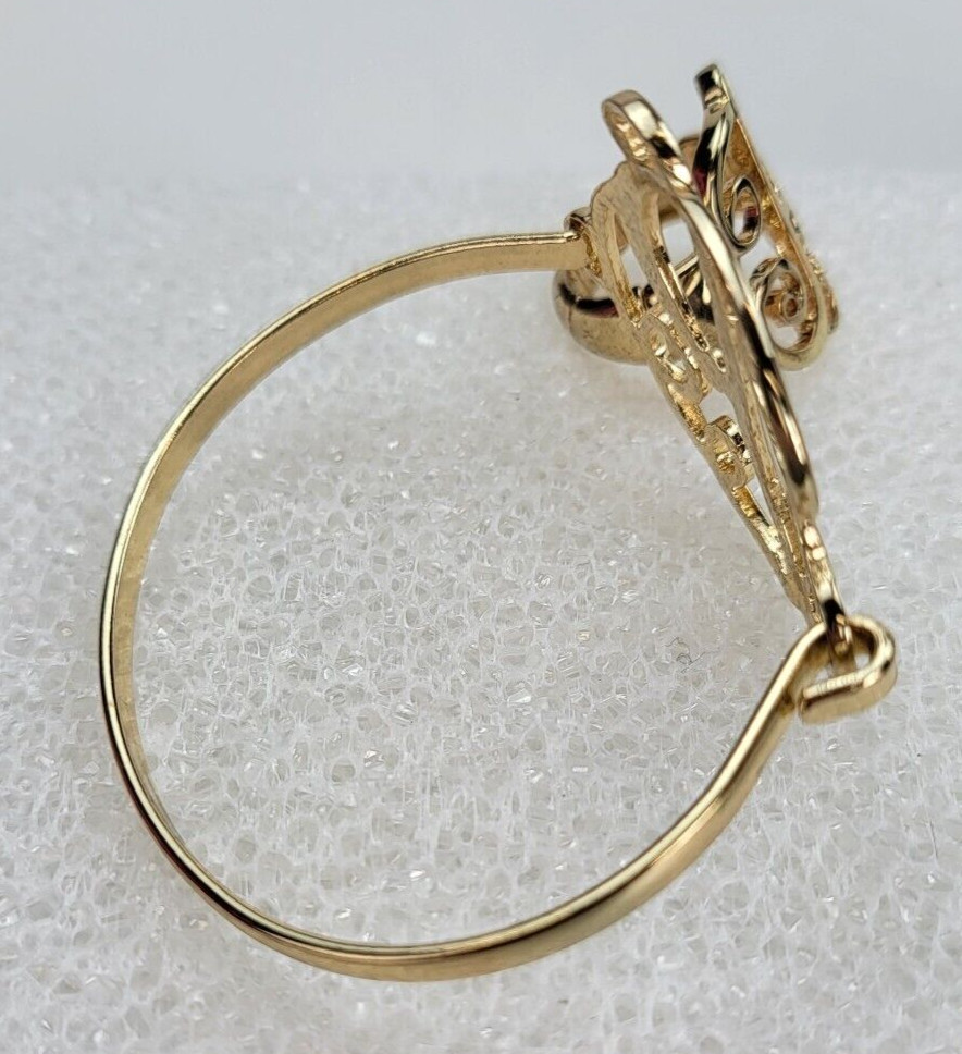 Monogram Initial Letter P Bangle Bracelet And Str… - image 2