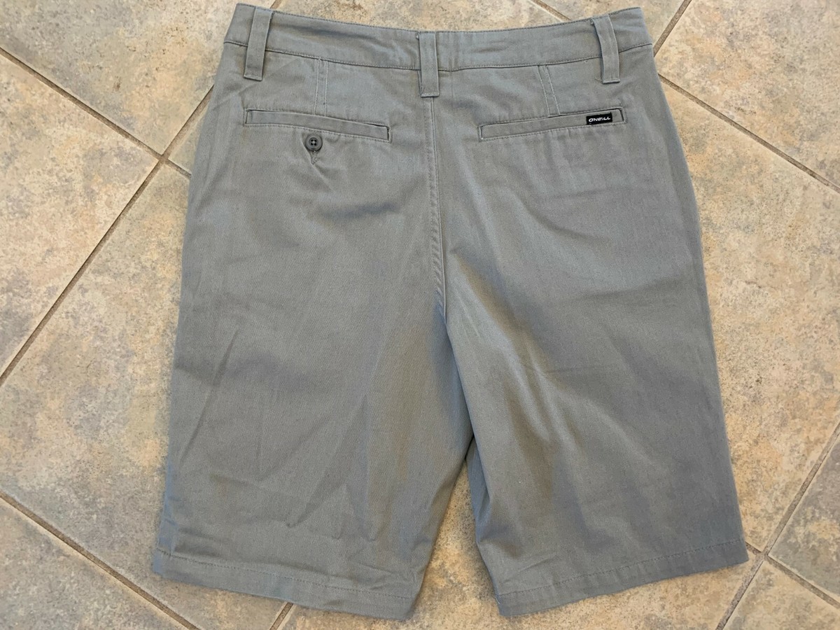 Mens O'Neill Connect Stretch Below The Knee Gray Short Size