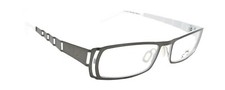 New Authentic Eye'DC V821 004 90s France Vintage Matte Gray Metal Eyeglasses NOS