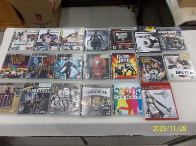 Lot of 20 PS3 PlayStation 3 Games Great Titles Most Complete NICE