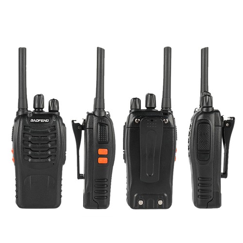 2x Baofeng BF-88E Two-Way Radios + Earpiece, 400-470MHz Long Range dfd - Afbeelding 8 van 13