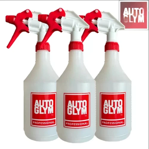 Auto Glym Trigger Spray Bottles 750ml Professional Canyon Triggers x 3