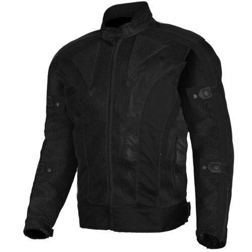 Australian Bikers Gear Motorcycle Waterproof Textile Mesh Textile Jacket Armor - Picture 12 of 58