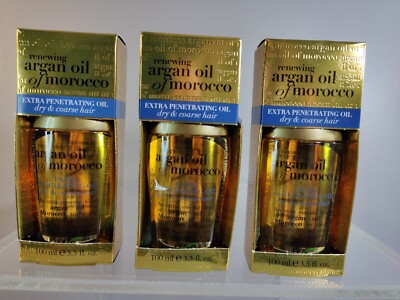 3 - RENEWING ARGAN OIL OF MOROCCO EXTRA PENETRATING OIL DRY & COARSE HAIR 3.3 oz