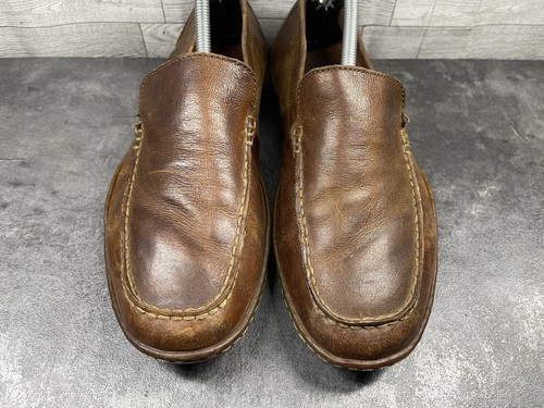 Børn Born Boc Driving Halbschuhe Herren 10M Harmon Schuhe Braun Leder Slipper Komfort - Bild 5 von 19