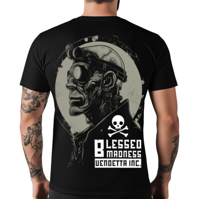 Vendetta Inc. Herren Shirt The Madness schwarz VD-1521 TShirt Baumwollshirt 