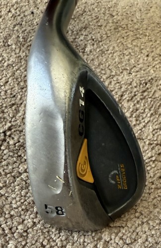 Cleveland Lob Wedge CG14 58* Zip Grooves - Wedge Flex Steel Shaft - Picture 2 of 6