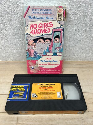 Vtg 1998 Berenstain Bears No Girls Allowed & The Missing Dinosaur