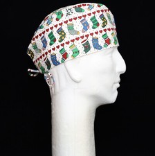 Christmas Stockings Theme Scrub Hat