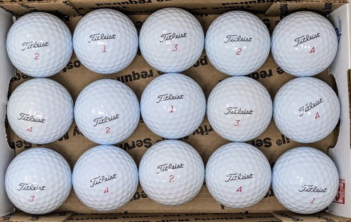 15 Titleist ProV1x 4A/5A White Near Mint Used Golf Balls Pro V1x