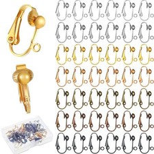 42 Pack Clip on Earring Converters Earring Backs Parts Components Findings