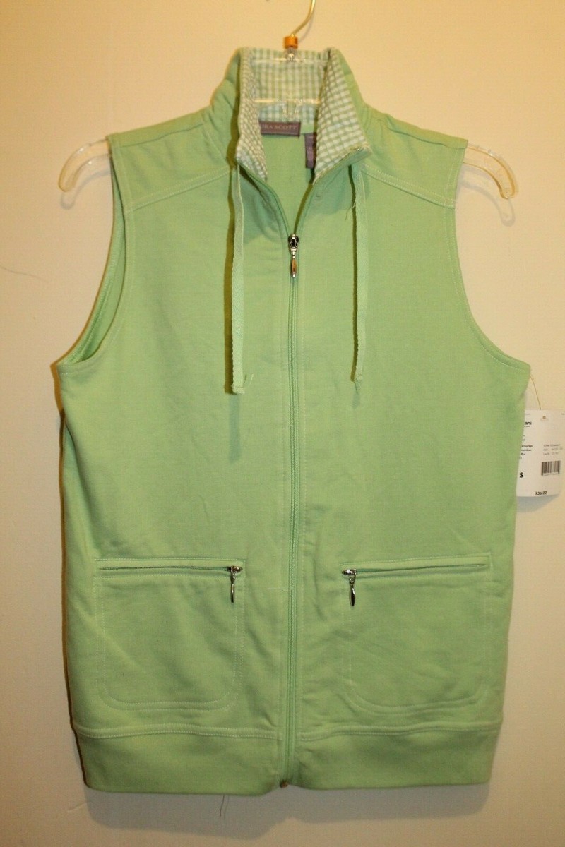 NWT Women's S Small Cucumber Spring Green Jersey Knit Seersucker