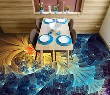 3D Yellow Flower 0176NA Floor WallPaper Murals Wall Print 5D AJ WALLPAPER AU Fay