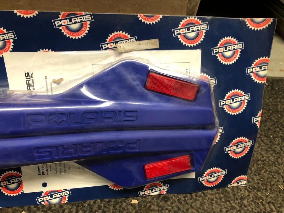 2001+ Polaris XC SP Indy Edge 440 500 600 700 800 OEM azul nieve parachoques moldura kit Foto 3 de 3