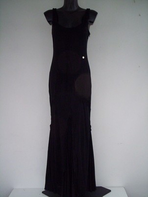 ABITO ROBERTO CAVALLI CLASS IN VISCOSA NERA A SPICCHI TG 46 | eBay