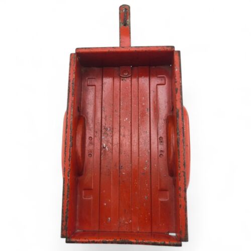 Vintage Carter Tru Scale Red Flair-Side Farm Utility Trailer Nice - Picture 6 of 9