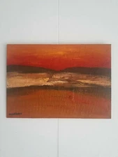 Fernando Manriquez Chilean Oil Painting Pintura on Artist Board