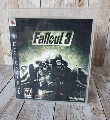 Fallout 3 Playstation 3 Video Game PS3 W/ ''Survival Guide'' 