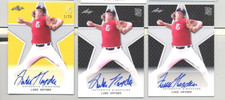2020 Leaf Perfect Game Auto Three card lot Luke Hayden