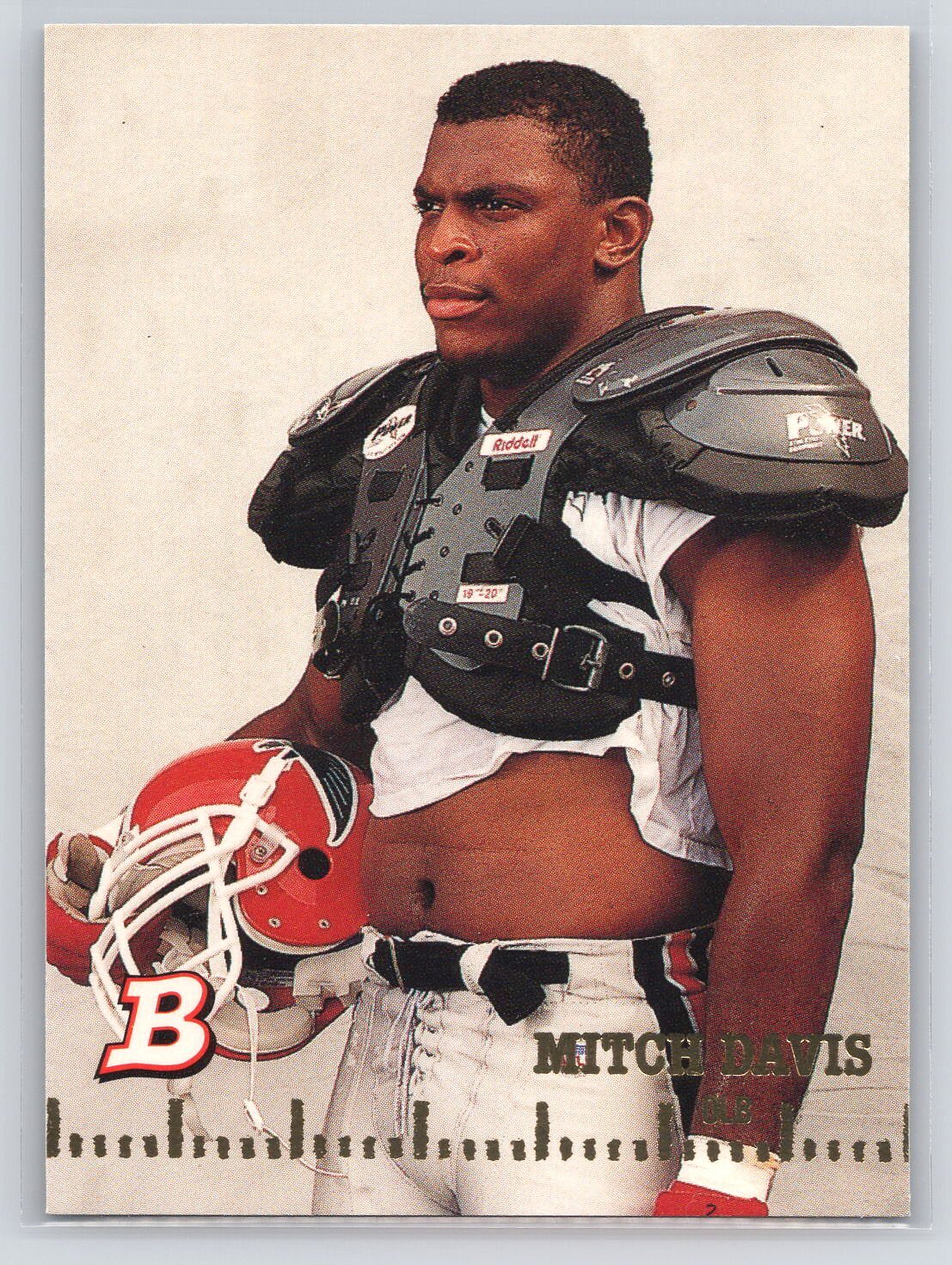 1994 Bowman #331 Mitch Davis RC Rookie - Falcons
