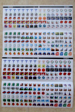 Lot-2-Stickers Sheet 176/pcs Calendar Scheduling Small size 5/8" each -New