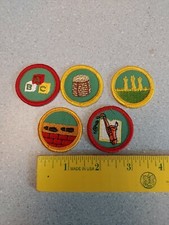 Small Lot of 5 Merit Badges 