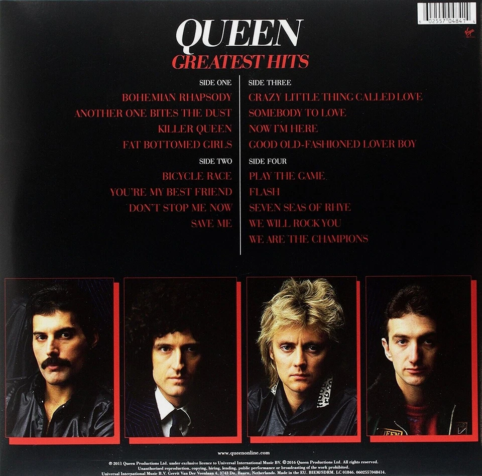 QUEEN - GREATEST HITS REMASTERED (2LP) VINYL NEU & OVP - Bild 2 von 2