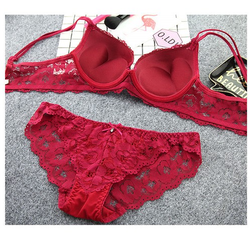 Set lingerie donna profonda V set reggiseno sexy in pizzo estremo push up aggiungi 1 tazza tazza a b c - Foto 64 di 66