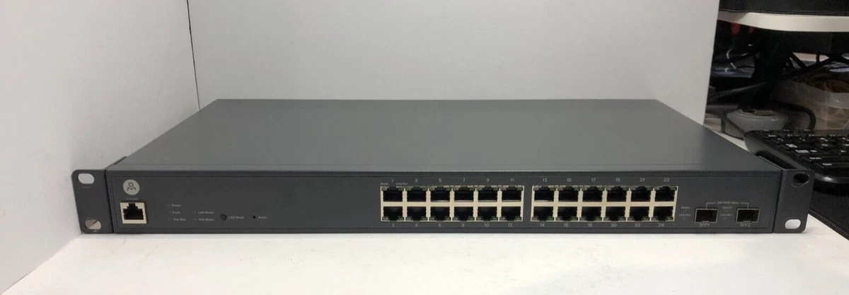 Condenseren Worstelen gokken Open-Mesh 24-Port Gigabit PoE Cloud-Managed Switch 250W | S24-L | Tested USA! | eBay Condenseren Worstelen gokken Open-Mesh 24-Port Gigabit PoE Cloud-Managed Switch 250W | S24-L | Tested USA! | eBay