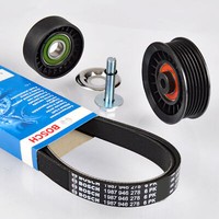 Bosch 6PK1130 Keilrippenriemen + Rolle FüR Dacia Logan Renault Clio Kangoo
