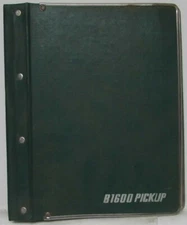 1972 Mazda 1600 Pickup Truck Parts Book Catalog for US