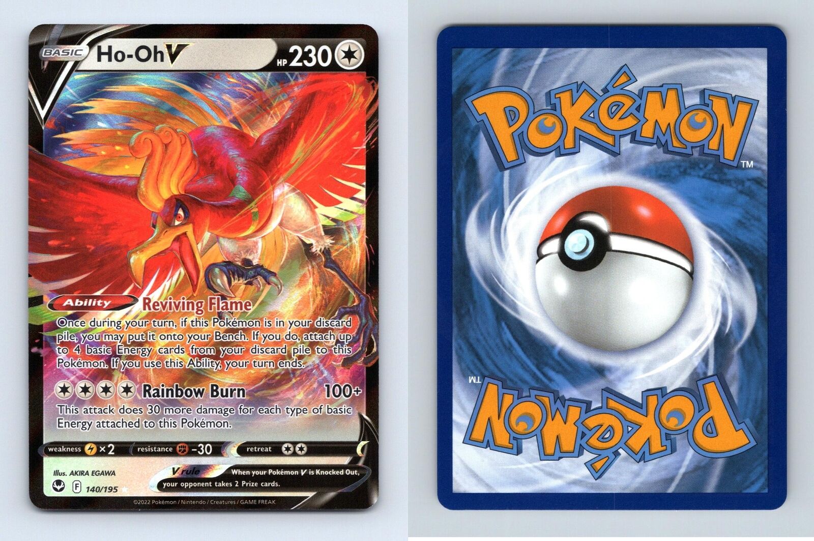 Ho-Oh V · Silver Tempest (SIT) #140 ‹ PkmnCards