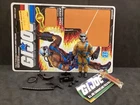 1989 G.I. JOE ~ FRAG-VIPER COMPLETE WITH UNCUT FILE CARD & Camouflage tube
