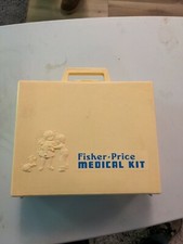 Vintage 1977 Fisher Price Toys MEDICAL KIT Doctor Play SET Case only No. 936