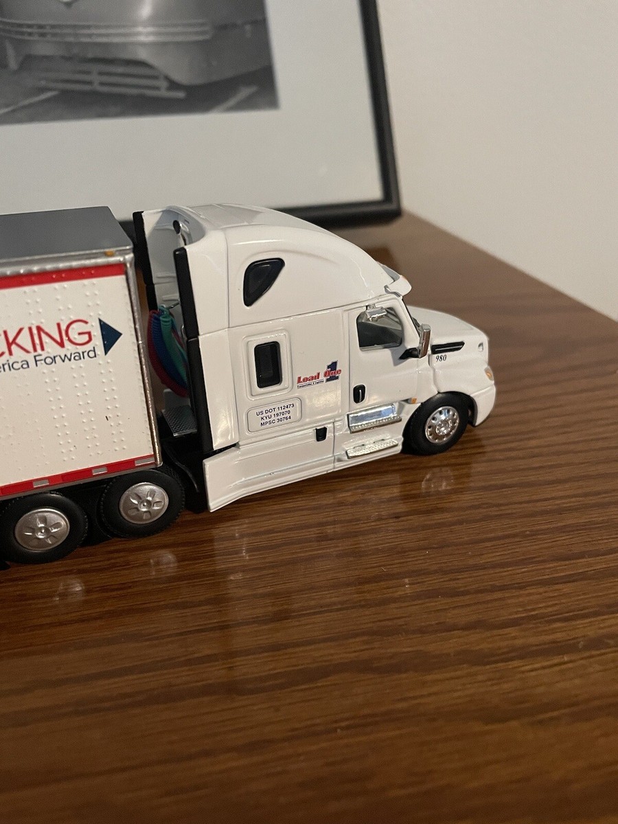 DCP 1/64 freightliner アメリカン　トレーラー DCP FIRST GEAR 1/64 SCALE FREIGHTLINER CABOVER, RED, BLACK