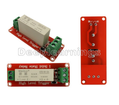 1 Channel SSR Solid State Relay High-low Trigger 5A 3-32V For Arduino