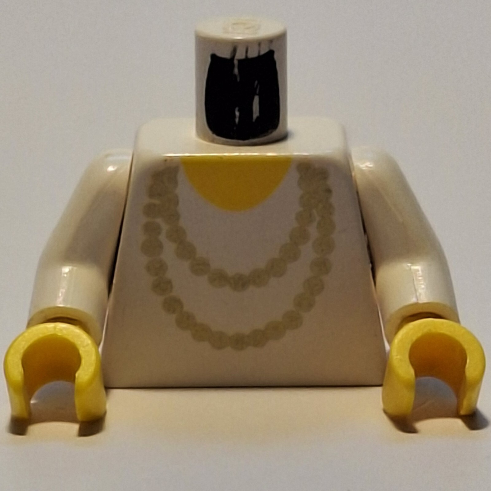 Lego Town Torso Necklace Gold Yellow Undershirt Pattern 973p72c01