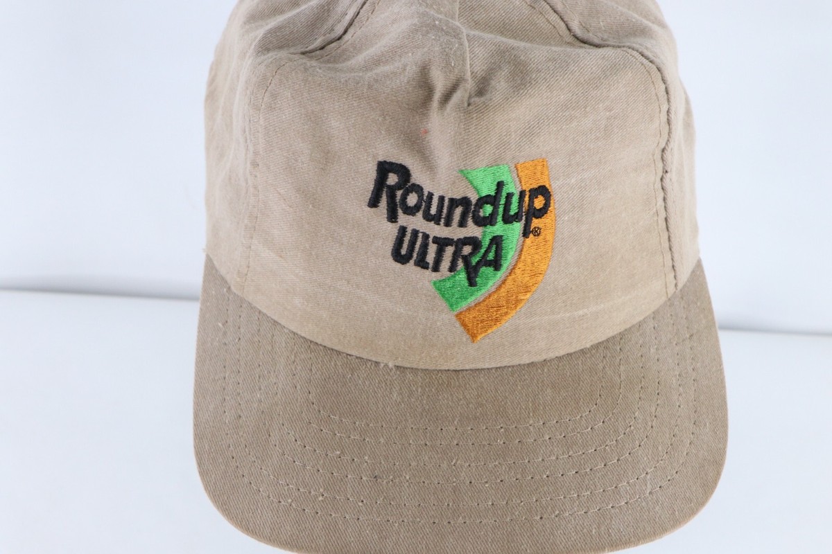 Vintage 90s Distressed Roundup Ultra Spell Out Snapback Hat Cap 