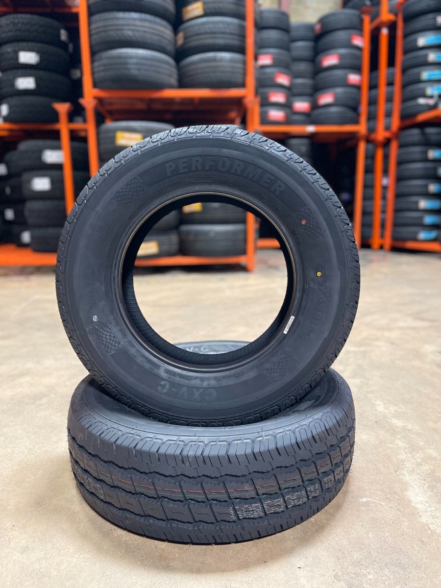 4 NEW 195/75R16 PERFORMER CXV-C ALL SEASON TIRES 8PLY 195 75 16