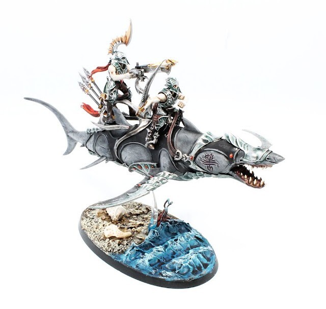 Warhammer IDONETH DEEPKIN: AKHELIAN ALLOPEX - Painting
