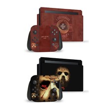 OFFICIAL FRIDAY THE 13TH 2009 GRAPHICS VINYL SKIN FOR NINTENDO SWITCH BUNDLE