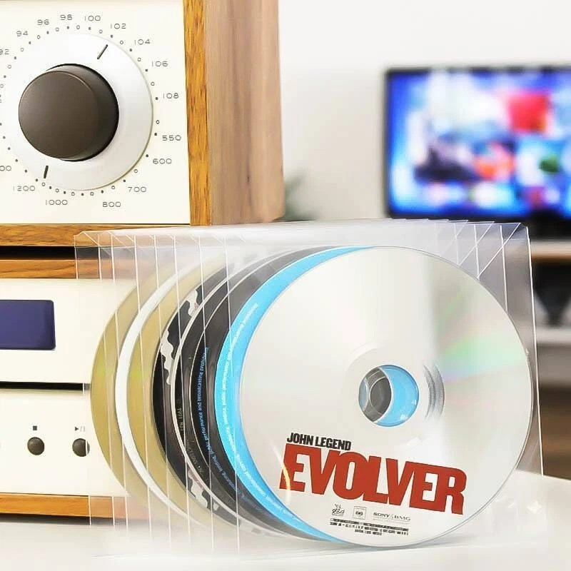 3L Non Adhesive CD Sleeves with Flap Pack of 100 - For CD Storage & Protection - Image 4 of 4