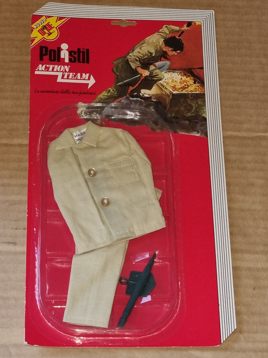 ビンテージ GIJOE イタリア版 アメリカユニフォーム 1977 ポリスティル Vintage 70's Gi Joe Polistil Action Team Man 12