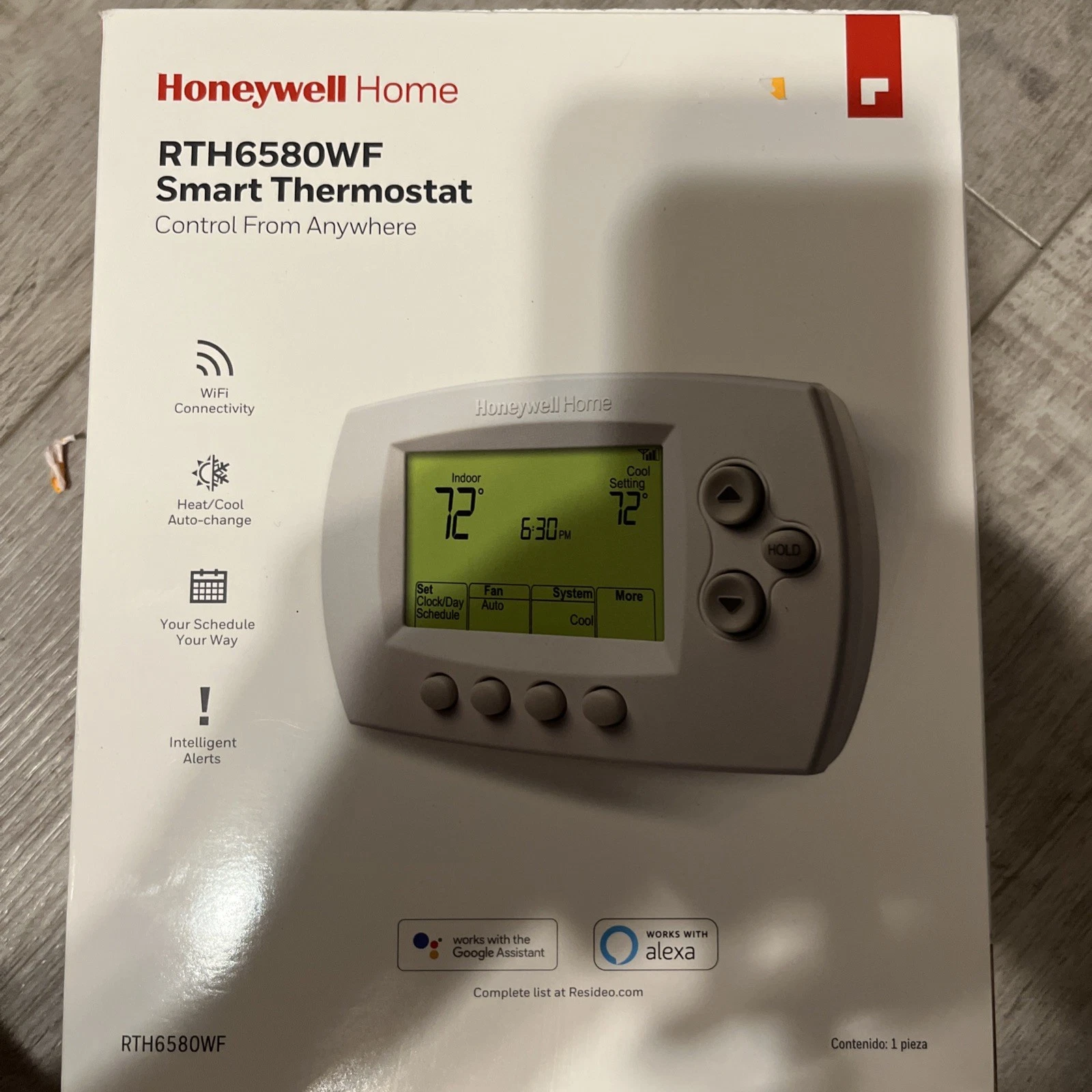 Honeywell Home RTH6580WF Smart Thermostat, Programmable & WiFi, New