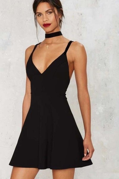 Women Dolce & Gabbana Dress Black Cotton 38 #3ES9