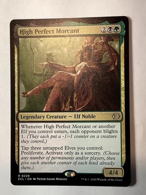 High Perfect Morcant 229 Rare Lorwyn Eclipsed Magic: The Gathering Near Mint