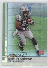 2009 Topps Finest Blue Refractor 194/429 Shonn Greene #62 0o9